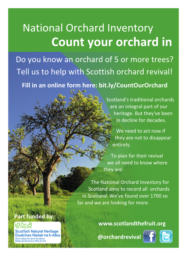 An image of the Count Our Orchard In flier